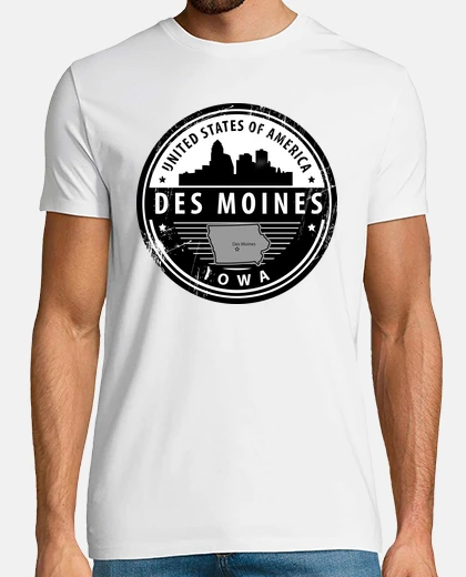 Camiseta 102 - des moines, iowa