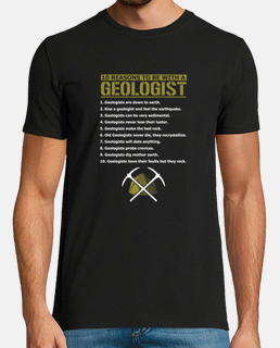 10 razones por las que geólogo tierra rocas ciencia física geología biólogo regalo