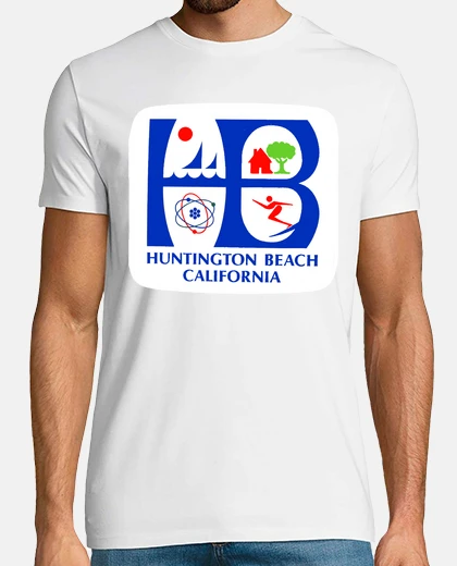T-shirt 114 - spiaggia di huntington, california