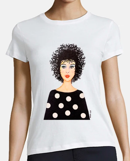 Tee-shirt 12 femme, manches courtes, blanc, coton bio