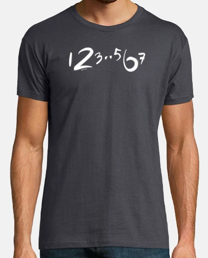 T-shirt 123 567 conteggio dlei danza minimal
