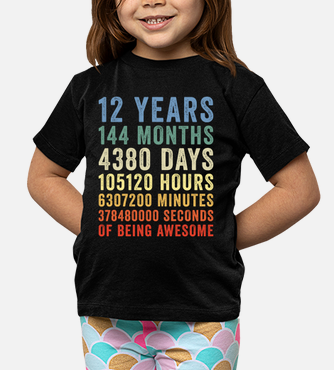 Camisetas niños 12 años de ser
