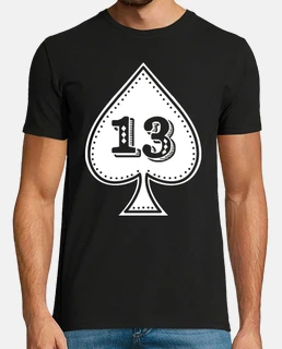 13 as de pique blanc