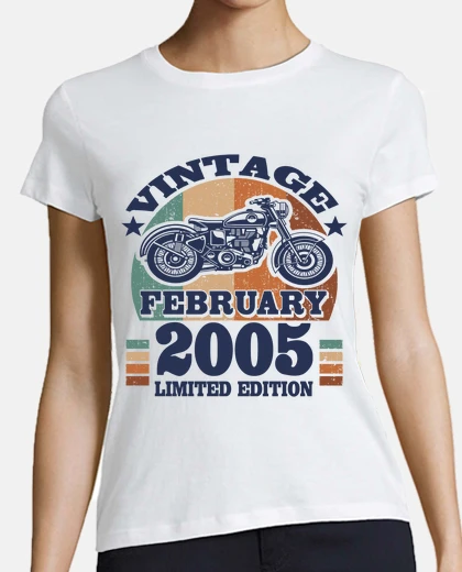 T-shirt 18 anni - compleanno febbraio 2005