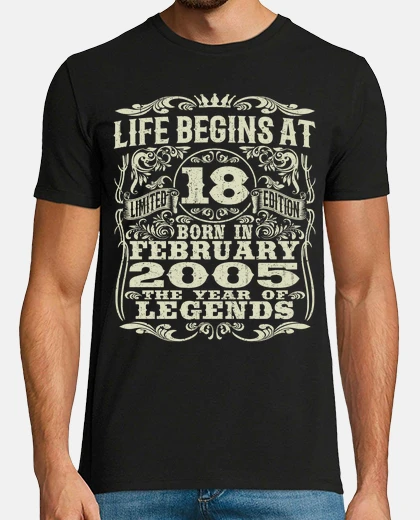 T-shirt 18 anni - febbraio 2005