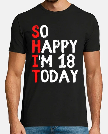 Tee-shirt 18 ans 18e anniversaire cadeau drôle