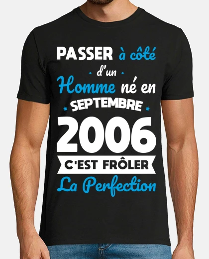 Tee-shirt 18 Ans Froler Perfection Septembre 2006