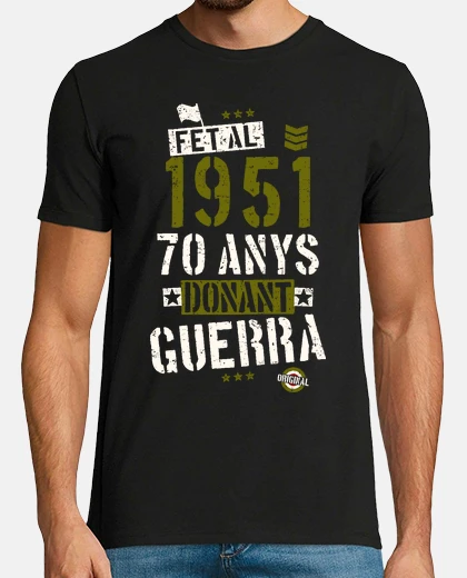 Camiseta 1951. 70 anys donant guerra