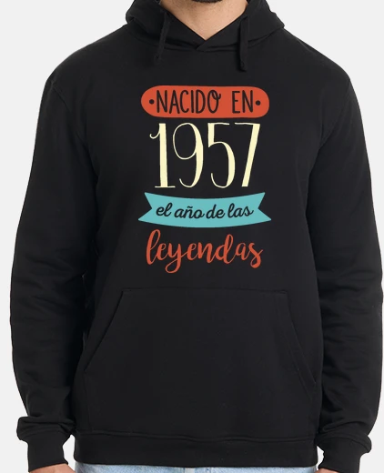 Felpa 1957 anno di le l eye NDAS