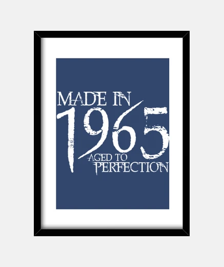 Framed 1965 northwood white