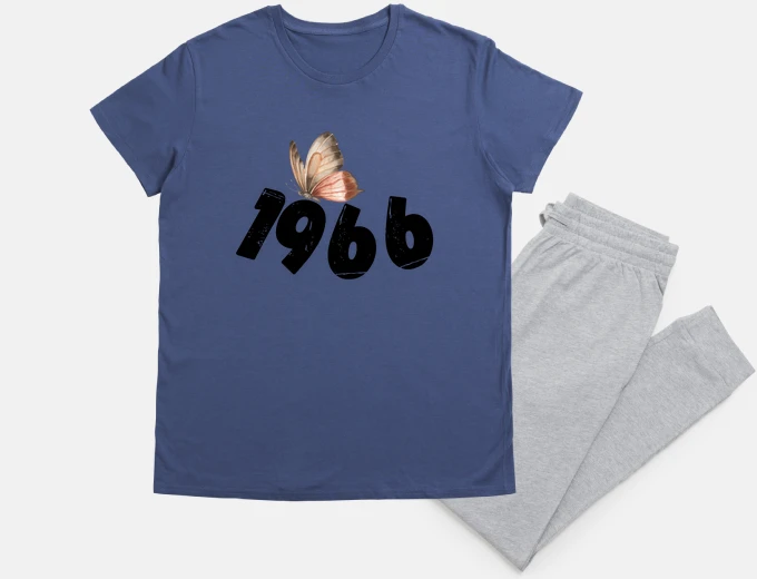 Pajama 1966 vintage birthday gift