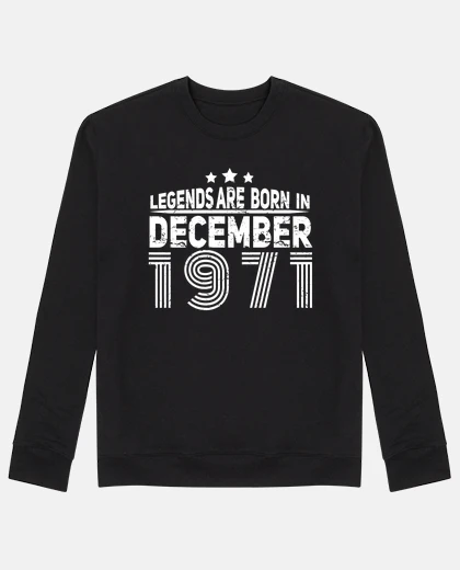 Hoodie 1971 in december vintage gift idea