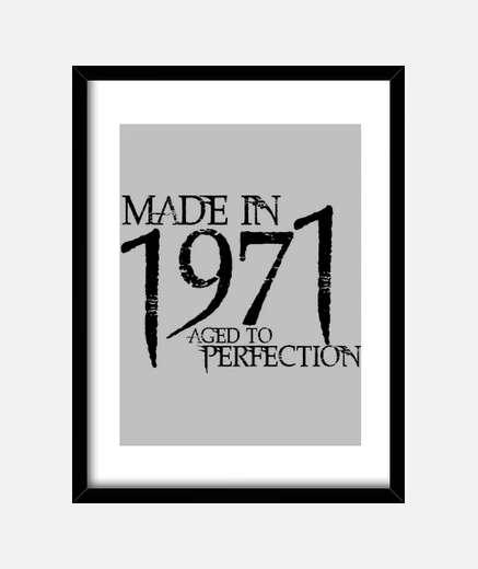 Framed 1971 northwood black