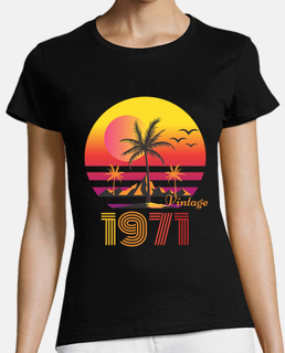 1971 palmera montaña puesta de sol vend