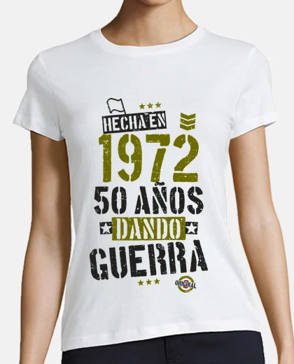 Playera 1972. 50 años dando guerra
