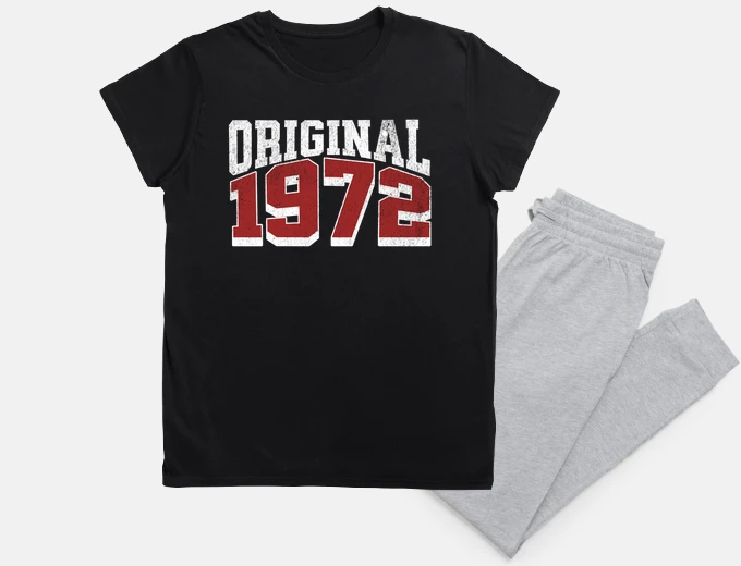Pyjama 1972 year of birth original pajamas