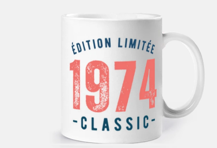 Taza 1974 edición limitada 50 aniversario