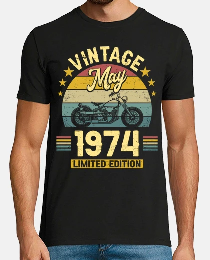 T-shirt 1974 Maggio 50 Anni Compleanno