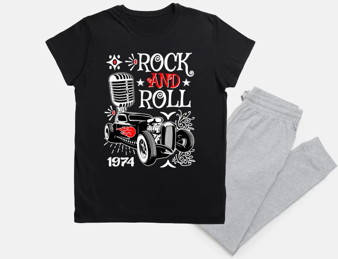 Pyjama 1974 rockabilly classic car vintage hot rod rockers