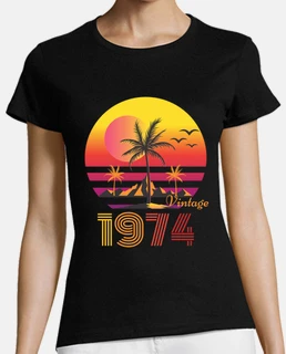 1974 palmera montaña puesta de sol vend