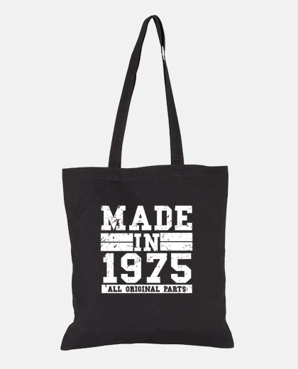 Bag 1975 birthday vintage saying