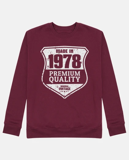 Felpa 1978 qualità premium