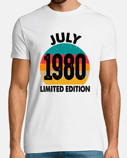 T-shirt 1980 luglio