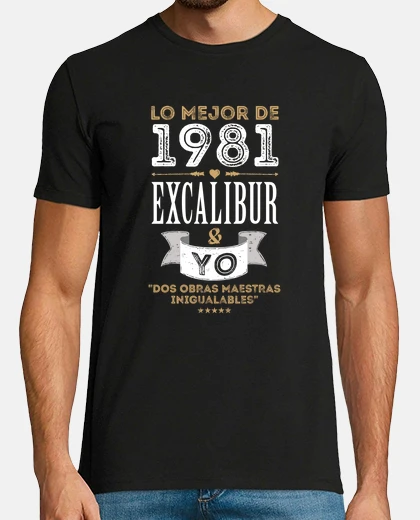 Tee-shirt 1981 excalibur & i