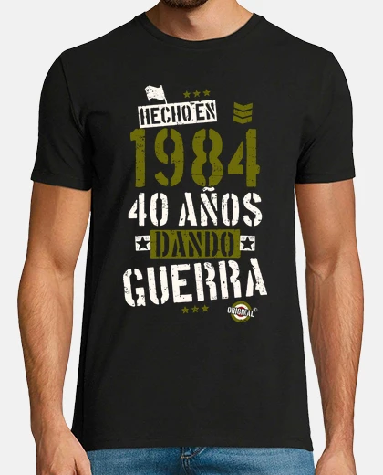 T-shirt 1982 40 years giving war