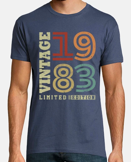 Tee-shirt 1983 Vintage Cadeau D anniversaire 1983