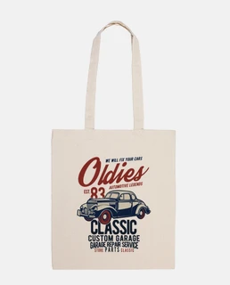 1983 vintage retro cars bag