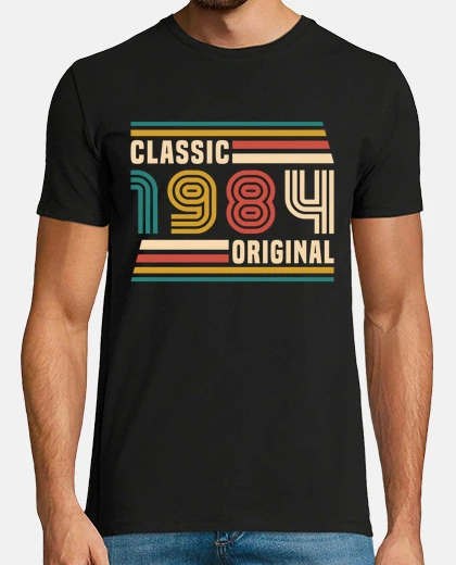 T-shirt 1984 40 anni vintage classico originale