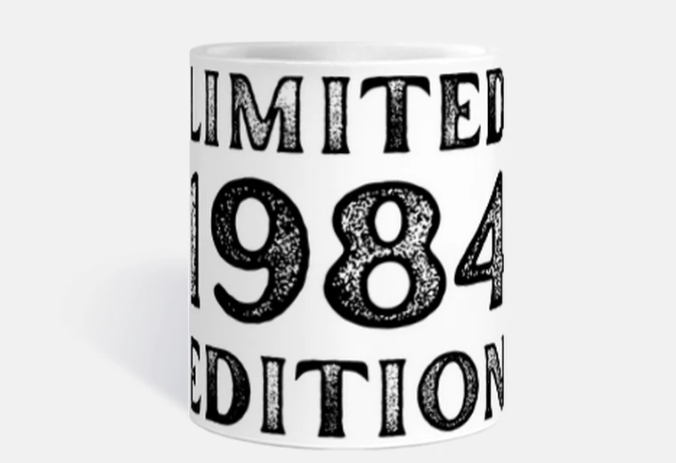 Cup 1984 limited edition anniversary year