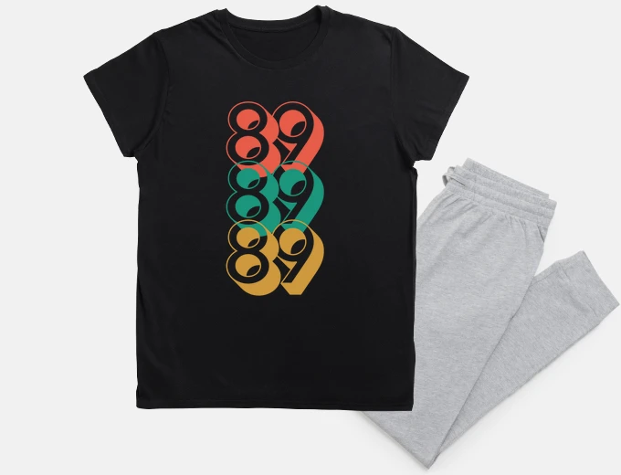 Pyjama 1989 Retro Nostalgic