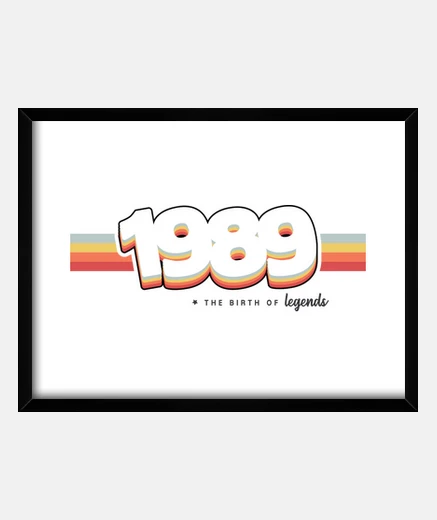 Framed 1989 the birth of legends