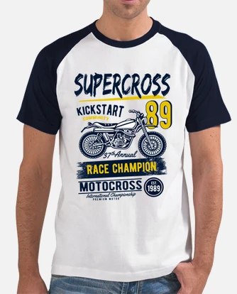 Tee shirt de online moto cross