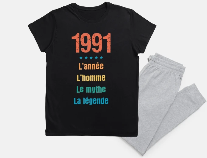 Pyjama 1991 - ans homme mythe légende