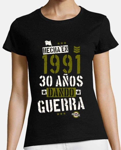 Playera 1991. 30 años dando guerra