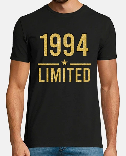 Tee-shirt 1994 Limited gold brillant année