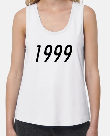 Tee-shirt 1999 ajustement lâche, blanc