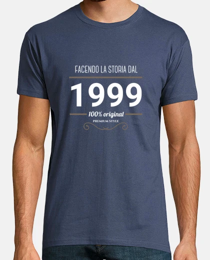 T-shirt 1999 compleanno anniversario
