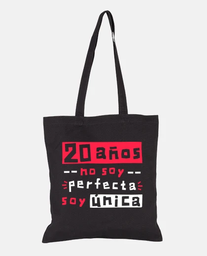 Bag 20 years I i am not perfect i am unique