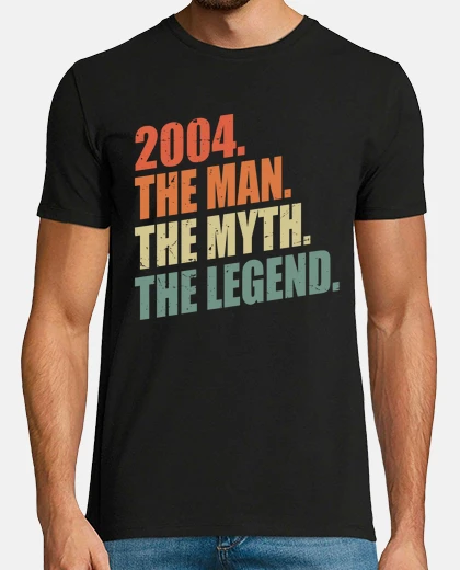 Camiseta 2004 leyenda del mito del hombre