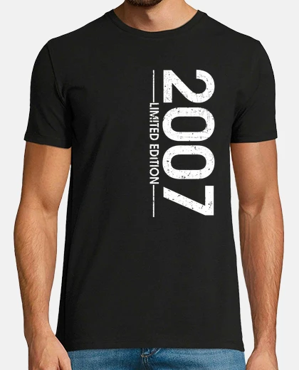 T-shirt 2007 anno verticale 000032