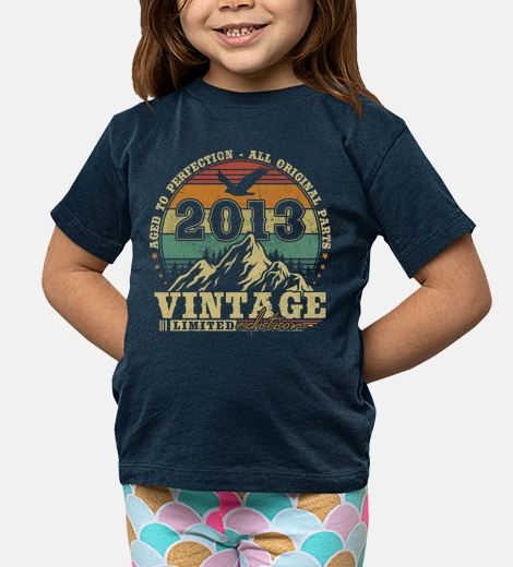 Kids 2013 vintage retro birthday gift