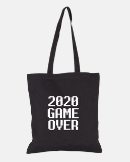 2020 game over gamer tote bag