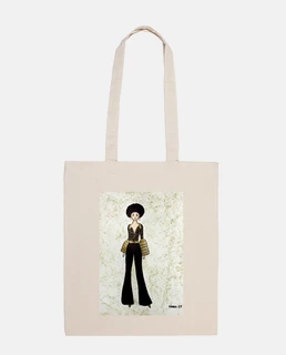 28 sac en tissu, couleur naturelle