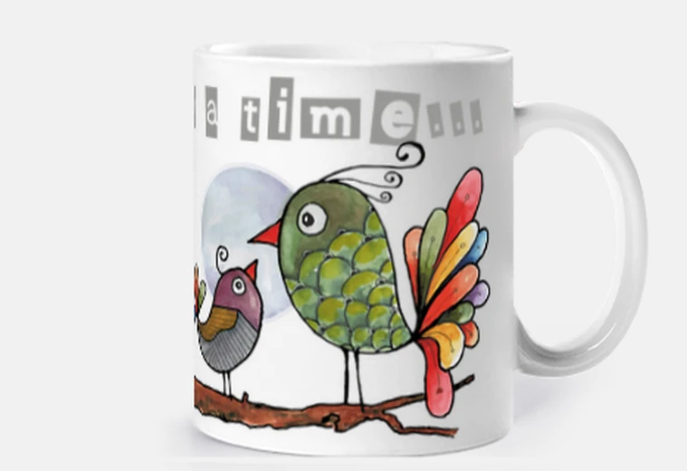 Taza 2Birds - taza  con texto