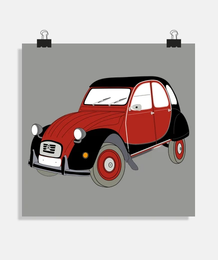 Poster 2cv charleston
