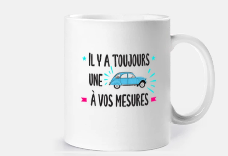 Mug 2cv pour toujours